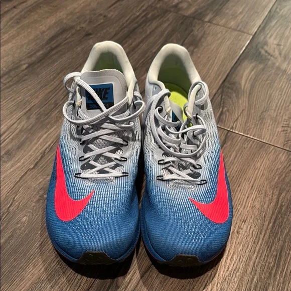 Nike Men's Blue and Pink Zoom Elite 9 Running Shoes Size 11. - Picture 2 of 6